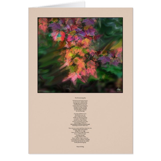 La carte du jour précédent (Devant)