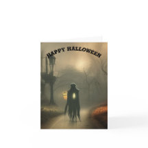 la carte ghoul halloween