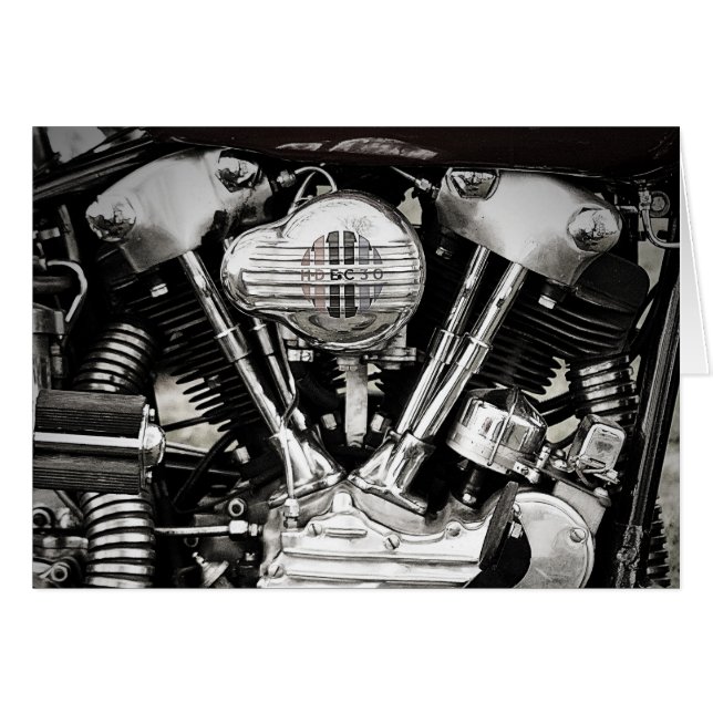 La carte iconique de moteur (Devant horizontal)