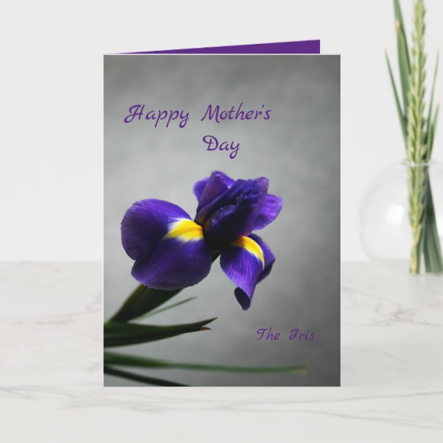 La carte Iris Mother's Day (Devant)