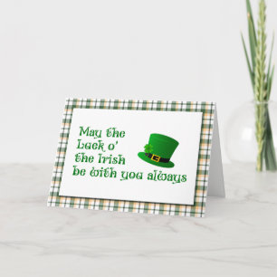 La carte irlandaise de la Saint Patrick