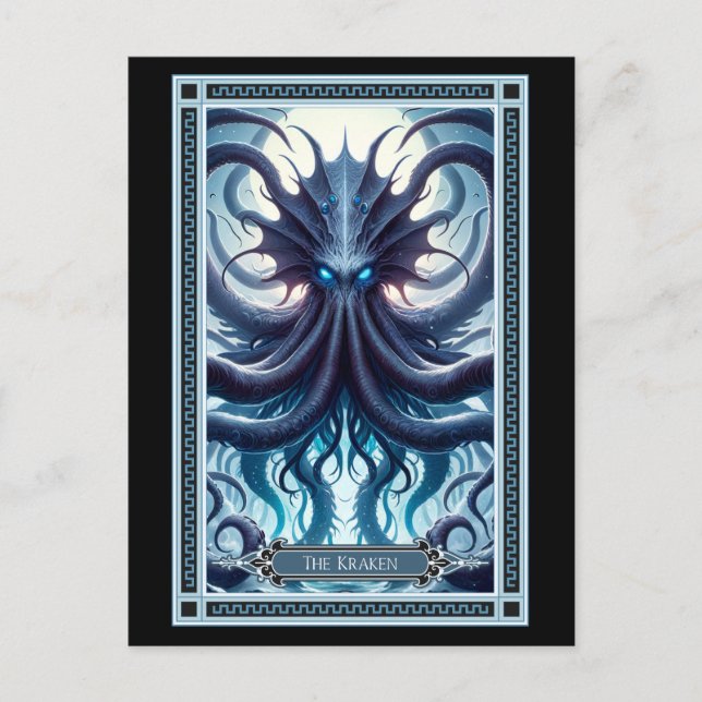 La carte Kraken Tarot (Devant)