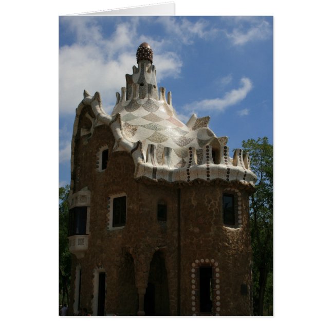La carte maison de Gaudi (Devant)