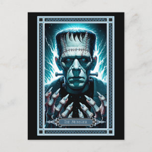 La carte Monster Tarot de Frankenstein