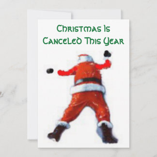 La carte Noël est annulée