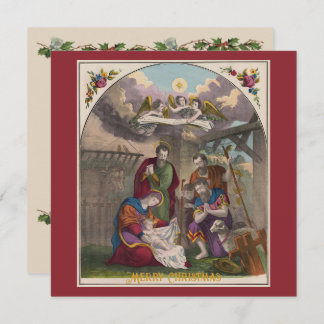 La Carte Plat de la naissance de Jésus-Christ