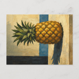 La carte postale d'ananas moderne