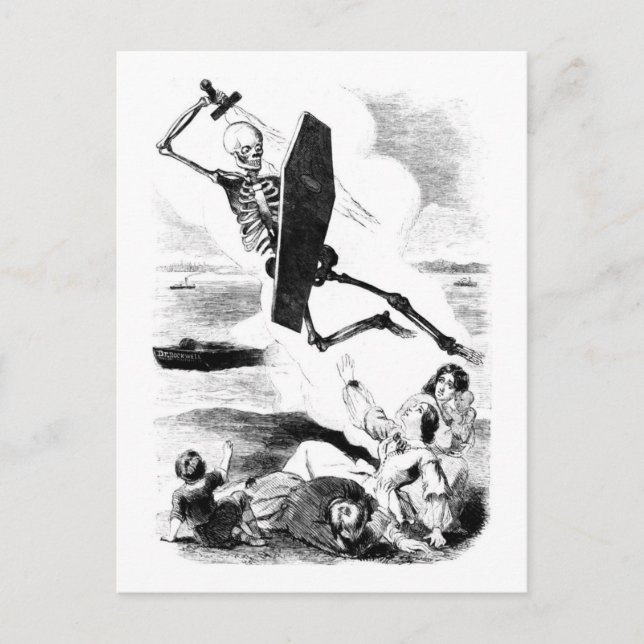 La carte postale de la question quarintine (Devant)