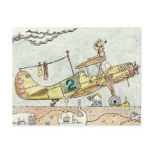 La carte postale de l'aviateur