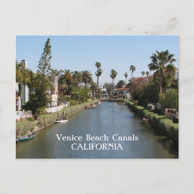 La carte postale de Venice Beach Canal ! (Devant)