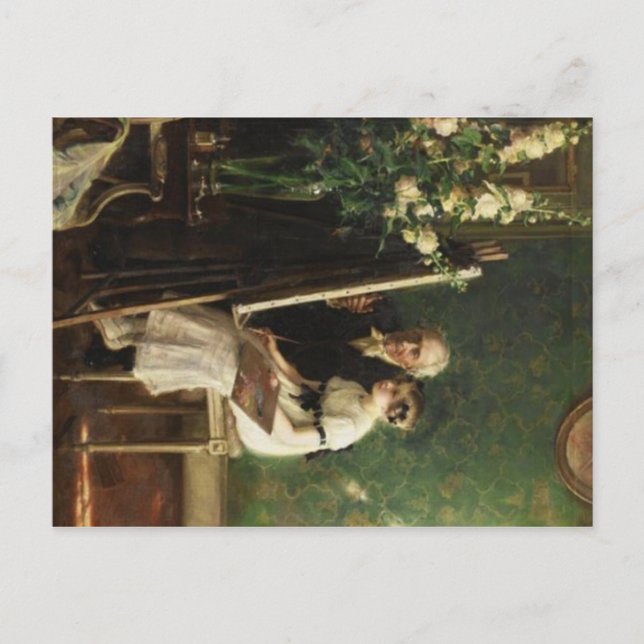 La carte postale du jeune artiste (Devant)