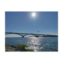 La carte postale du pont de la Paix
