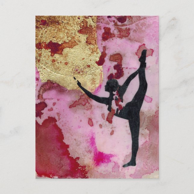 La Carte Postale Originale De La Fille Yoga (Devant)