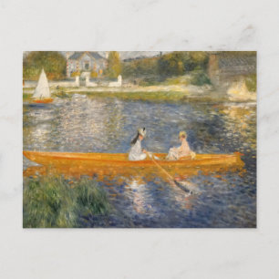 La carte postale Skiff de Renoir