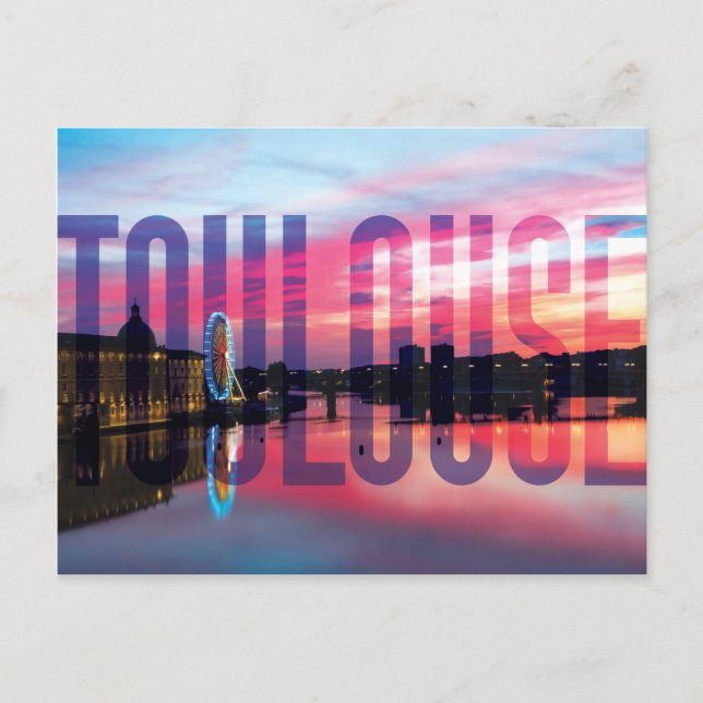La Carte Postale Toulousaine. Postcard (Front)