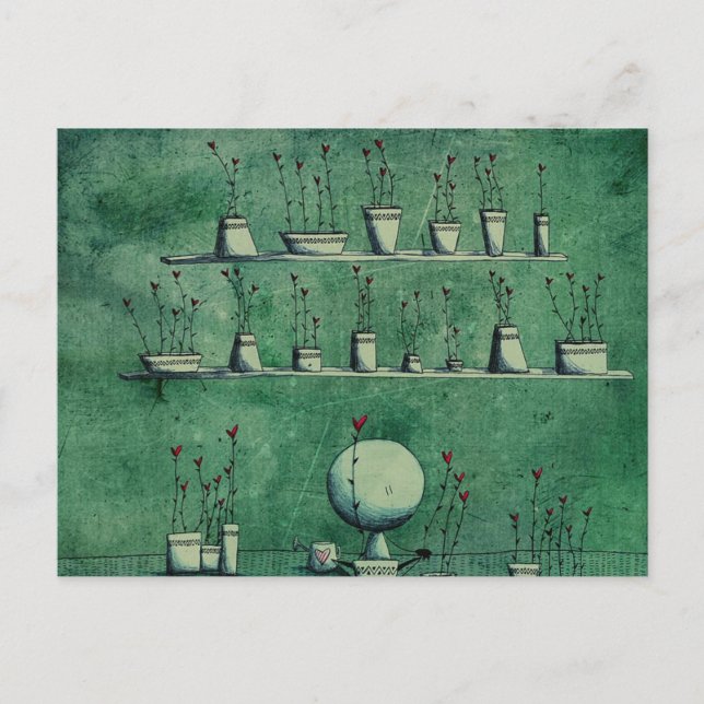 La carte postale verte (Devant)