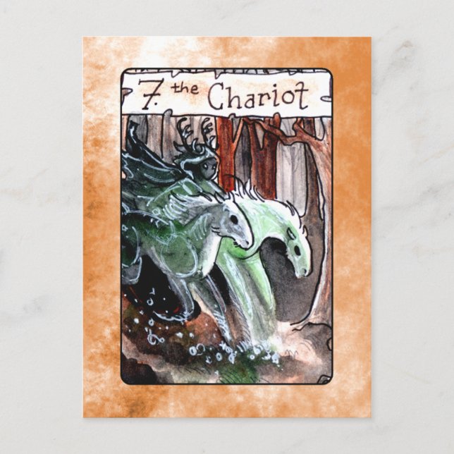 La carte Tarot Chariot (Devant)