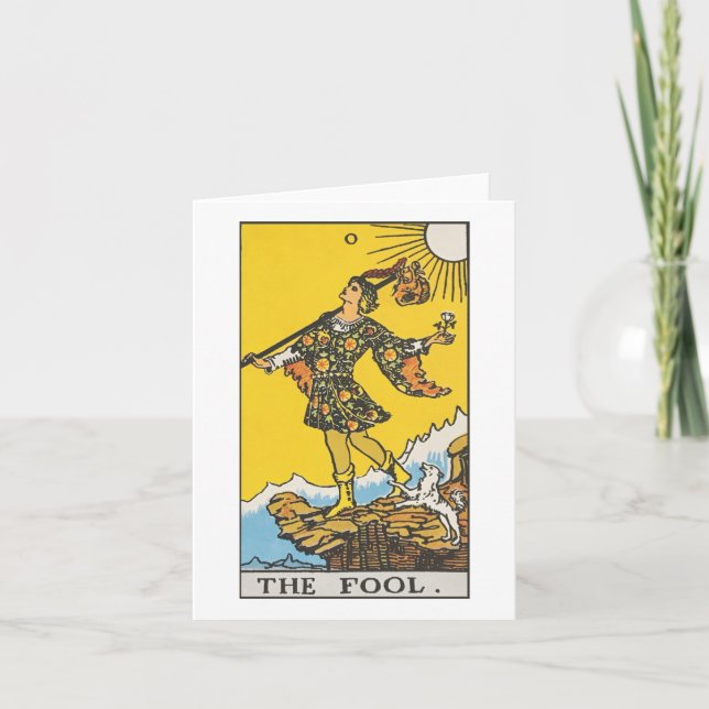 La carte tarot Fool (Devant)