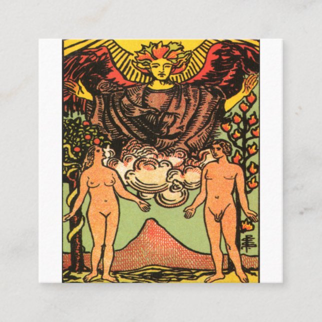 La carte Tarot Lovers (Devant)