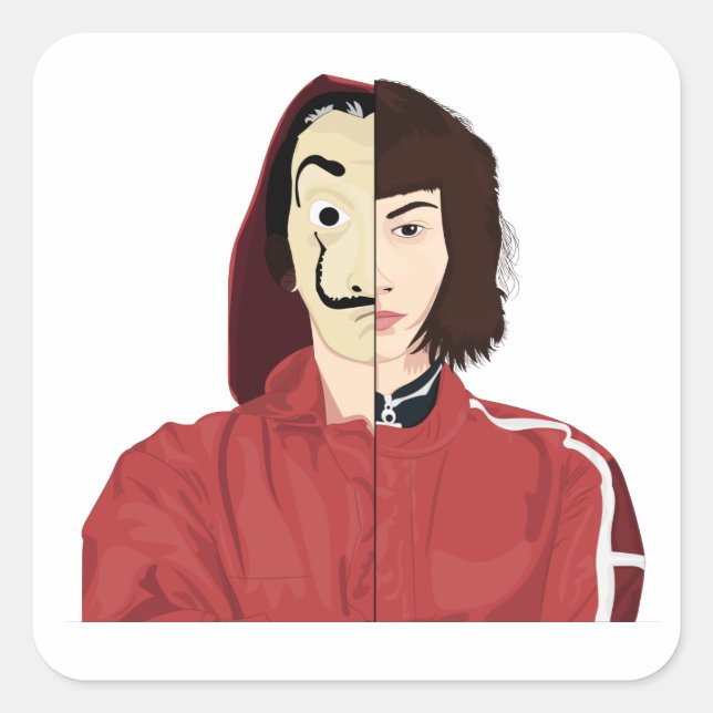 LA CASA DE PAPEL STICKER (Front)