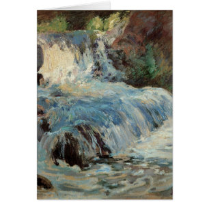 La cascade par Twachtman, l'impressionnisme Vintag