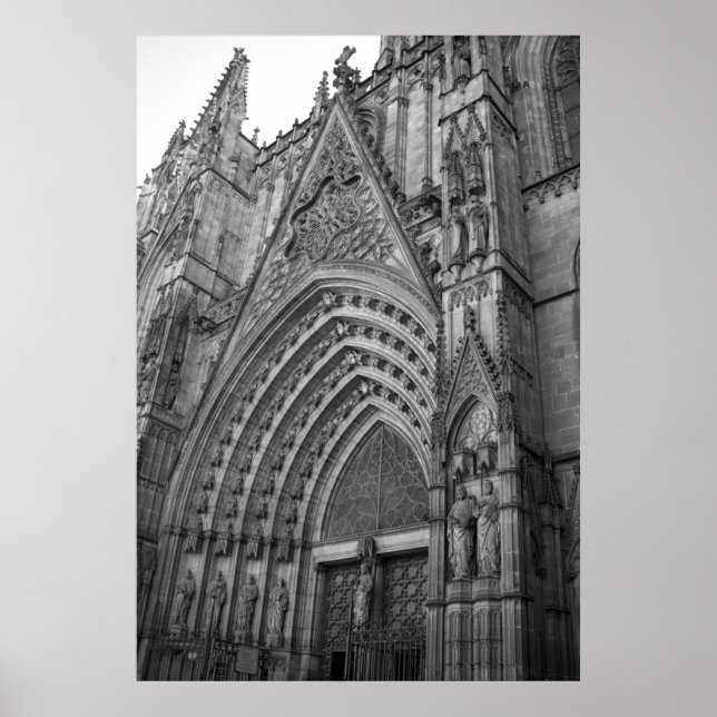 La Catedral Poster Print (Barcelona, Spain) (Front)