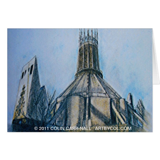 La cathédrale catholique Liverpool Colin Carr-Nall (Devant horizontal)