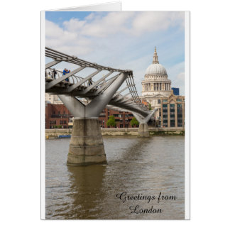 La cathédrale de St Paul et le pont de millénaire