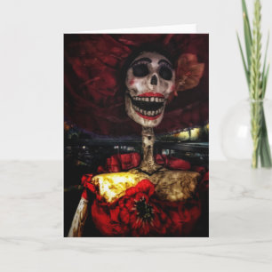 La Catrina de Rojo Day de la carte morte