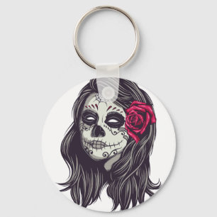 La Catrina - Dia De Los Muertos Keychain