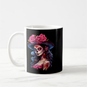 La Catrina Dia De Los Muertos Mexican Day Of The Coffee Mug