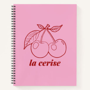 La cerise pin notebook