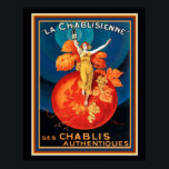 La Chablisienne Art Deco Poster 16 x 20<br><div class="desc">Colourful Art Deco Print Advertisement for La Chablisienne 16 x 20. Available in smaller size.</div>