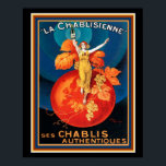 La Chablisienne Art Deco Poster 16 x 20<br><div class="desc">Colourful Art Deco Print Advertisement for La Chablisienne 16 x 20. Available in smaller size.</div>