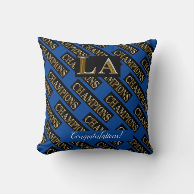 LA CHAMPS    THROW PILLOW (Front)
