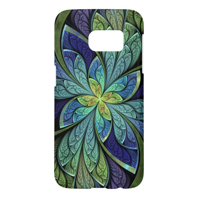 La Chanteuse IV Abstract Stained Glass Case-Mate Samsung Galaxy Case (Back)