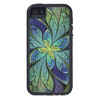 La Chanteuse IV Abstract Stained Glass Pattern