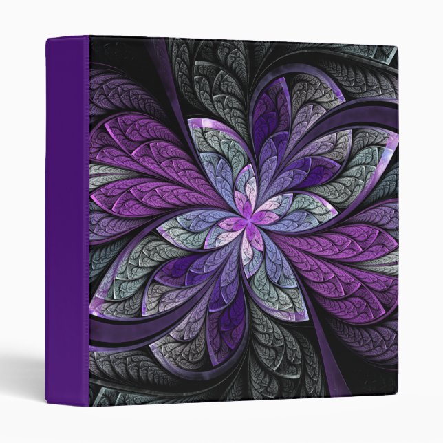 La Chanteuse Violett 1" Purple Binder (Front/Spine)