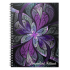 La Chanteuse Violett Personalized Notebook