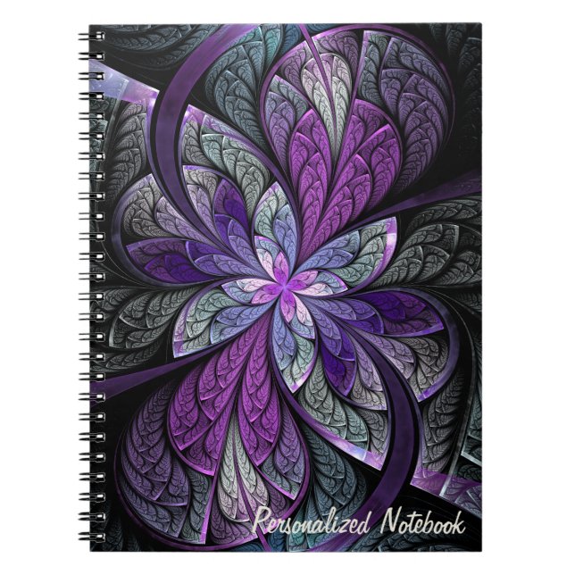 La Chanteuse Violett Personalized Notebook (Front)