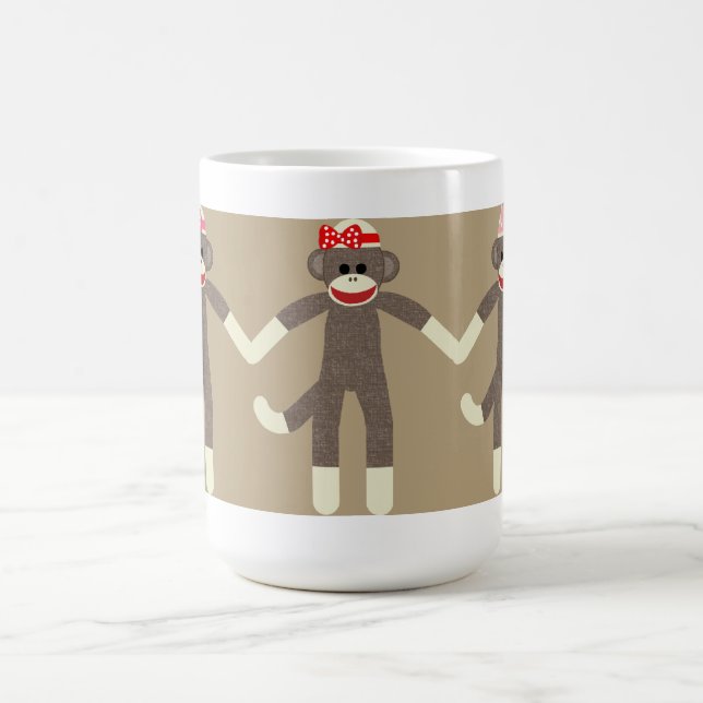 La chaussette de fille Monkeys la tasse (Centre)