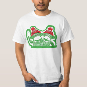La chaussette Monkeys le T-shirt de la valeur des
