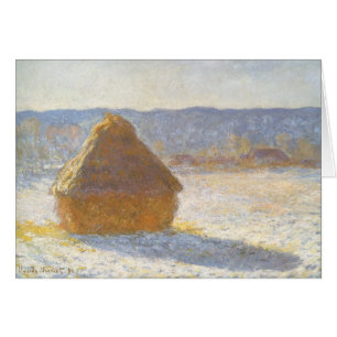 La cheminée à grain du matin, Effet neige de Claud