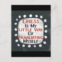 La Chess Est Ma Petite Carte Postale