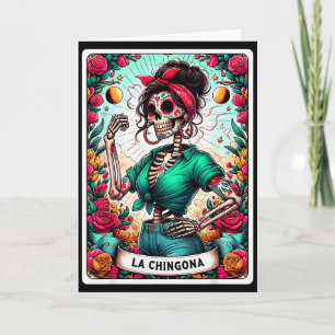 La Chingona Tarot Card Day Of The Dead Dia De Los 