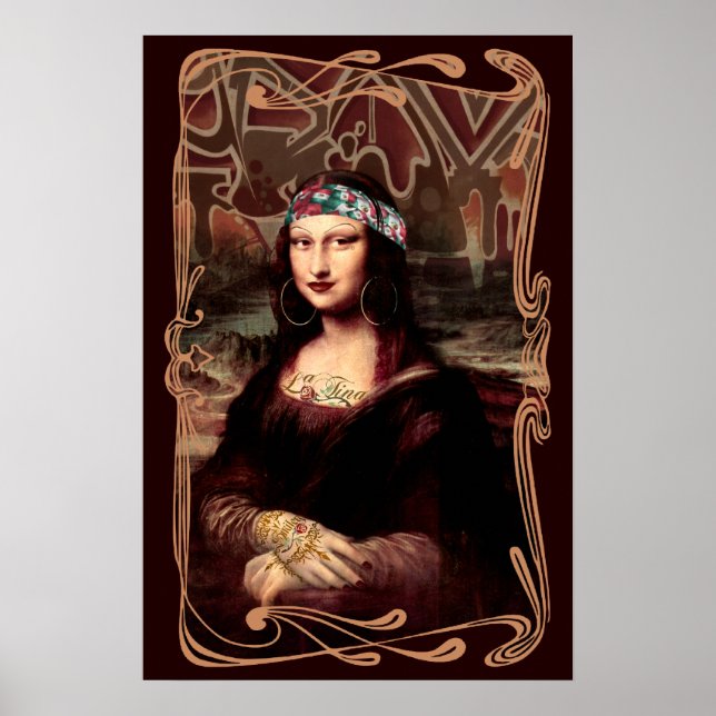 La Chola Mona Lisa Poster (Front)