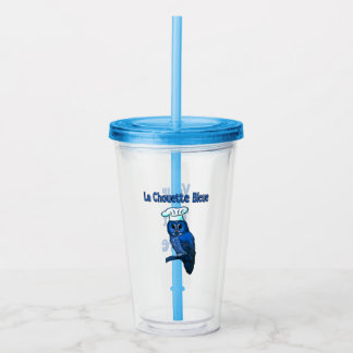 La Chouette Bleue Cafe Acrylic Tumbler