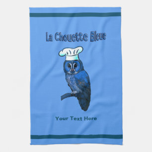 La Chouette Bleue Cafe Kitchen Towel