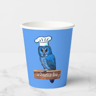 La Chouette Bleue Cafe Paper Cups