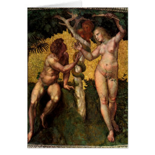 La chute - Adam et Ève par Raphael Sanzio